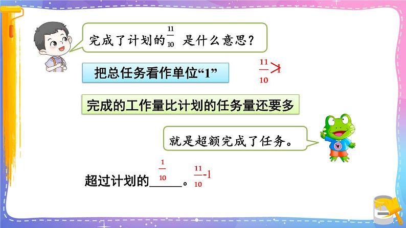 冀教版数学五年级下册 2.4.2异分母分数加减（2）课件PPT06