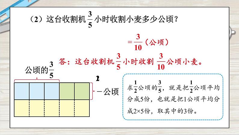 冀教版数学五年级下册 4.1.3分数乘分数课件PPT07