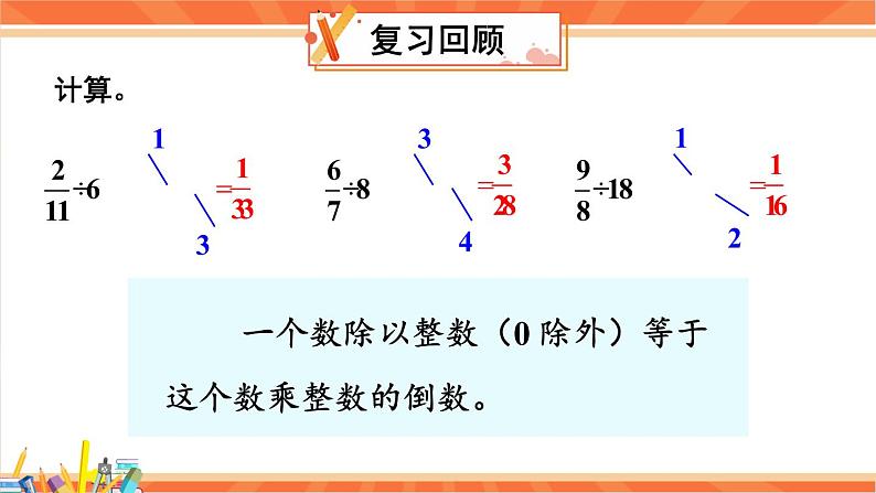 冀教版数学五年级下册 6.1.2一个数除以分数课件PPT02