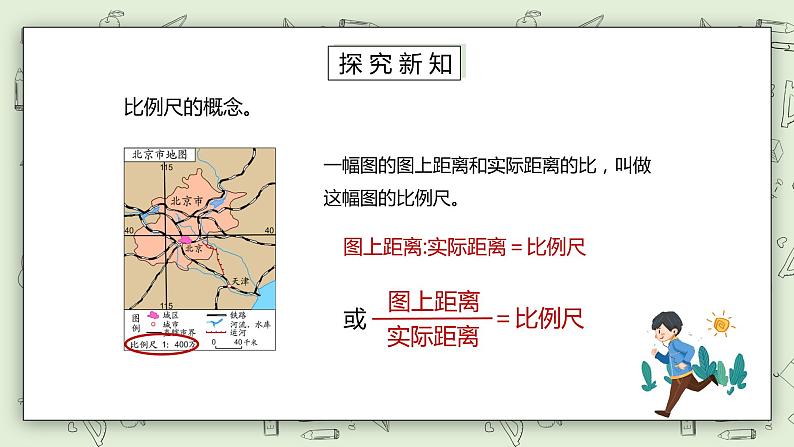 人教版小学数学六年级下册 4.6 认识比例尺 课件第3页