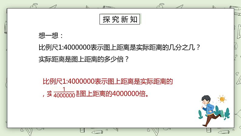 人教版小学数学六年级下册 4.6 认识比例尺 课件第5页