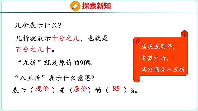 2.1 折扣（课件）人教版数学六年级下册07