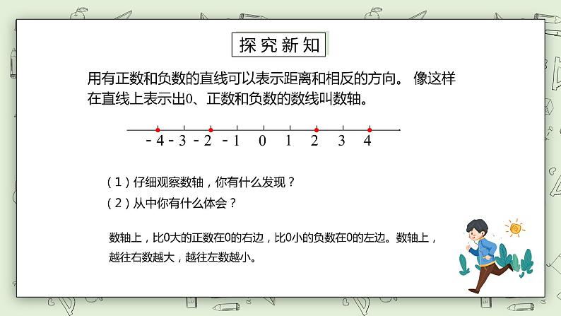 人教版小学数学六年级下册 1.3 用数轴表示正、负数 课件+教学设计+同步练习05