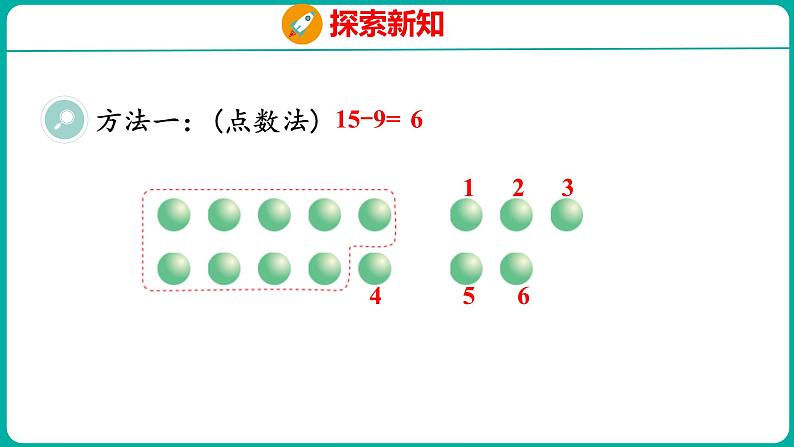 2.1 十几减9（课件）人教版数学一年级下册08