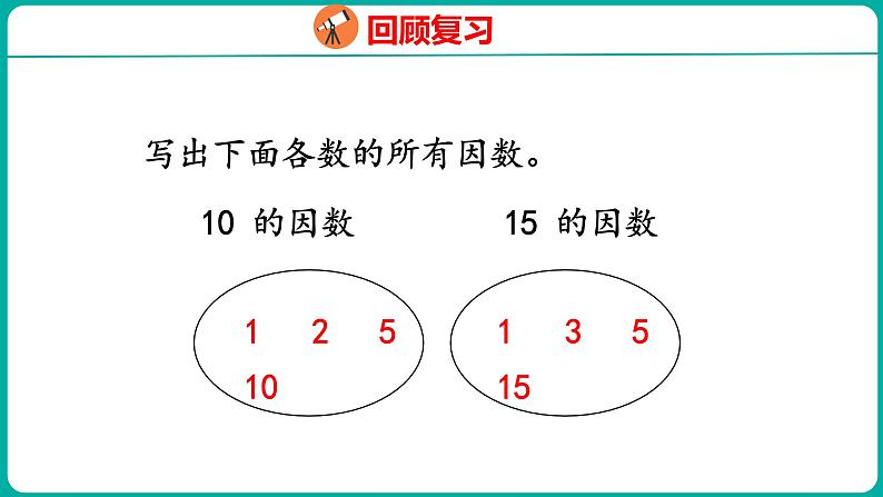 3.6 公因数与最大公因数（课件）五年级下册数学苏教版第3页