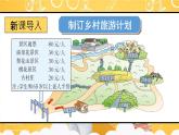 西南师大版数学四年级下册 综合与实践 制定乡村旅游计划 课件