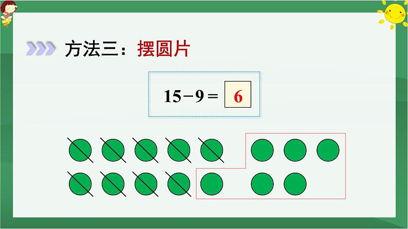 2.20以内的退位减法 第1课时 十几减9【课件PPT】08