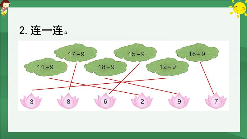 2.20以内的退位减法 练习二【课件PPT】07