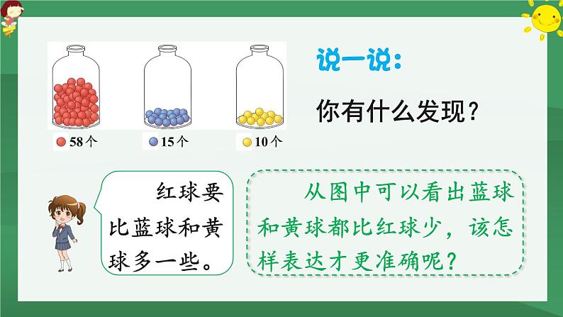 4.100以内数的认识 第5课时 多一些、少一些、多得多、少得多【课件PPT】04