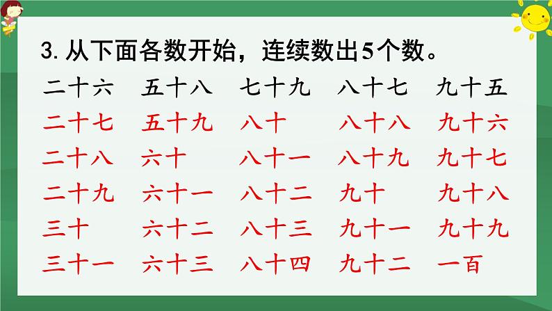 4.100以内数的认识 练习八【课件PPT】08