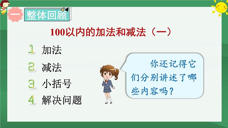 6.100以内的加法和减法（一）整理和复习【课件PPT】02