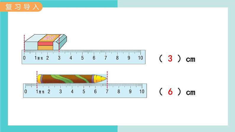 【冀教版】二下数学 一 《厘米、分米、米》第3课时  线段的初步认识  课件02