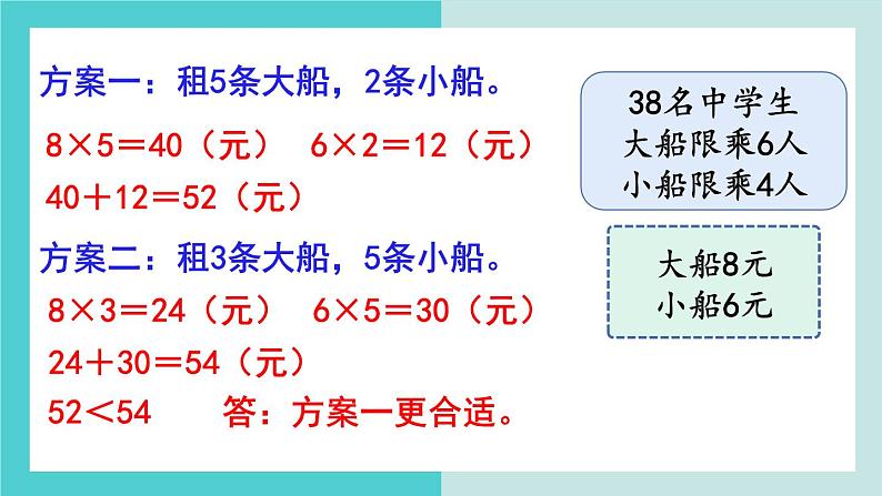 【冀教版】二下数学《整理与评价》第2课时  问题与思考  课件05