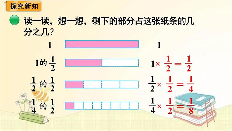 北师大版数学五年级下册 第5课时  分数乘法（三）（1） 课件第3页