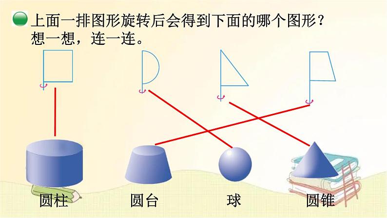 北师大版数学六年级下册 第1课时  面的旋转 课件第4页
