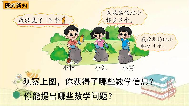 北师大版数学一年级下册 第6课时  回收废品 课件第4页