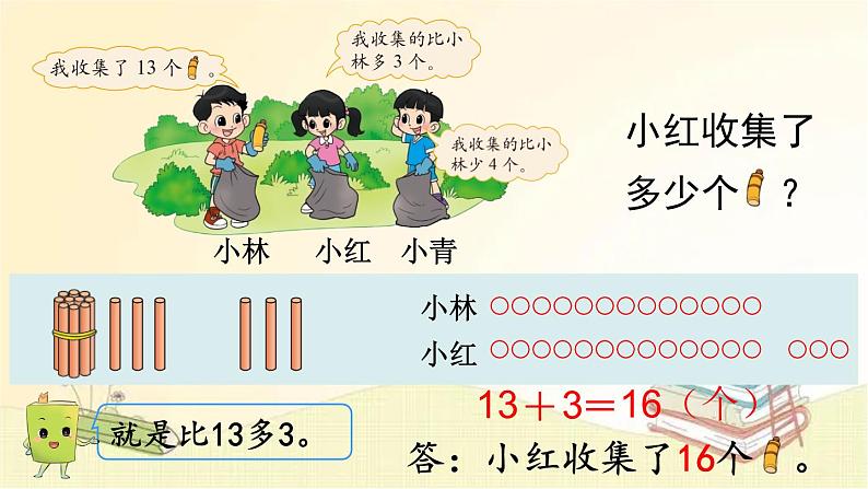 北师大版数学一年级下册 第6课时  回收废品 课件第6页