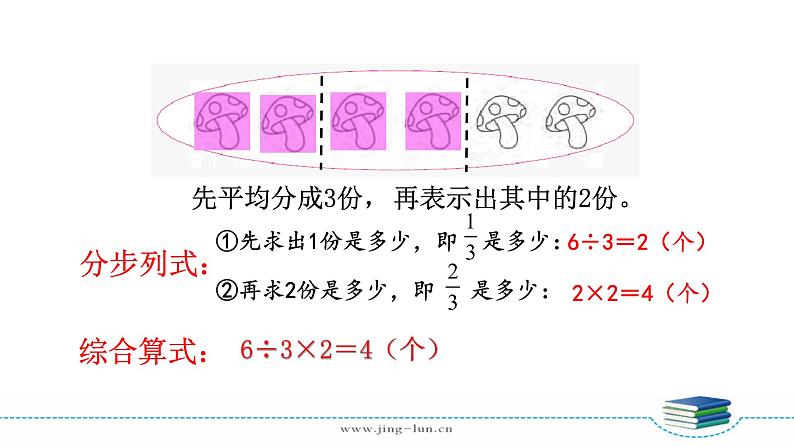 苏教版三下数学第七单元第4课时  求一些物体的几分之几是多少课件PPT07