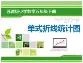 苏教版小学数学五年级下册折线统计图说课稿课件PPT