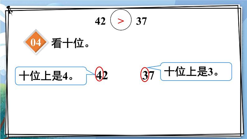 第4单元第4课时 比较大小（1）23春新版课件 人教版数学一年级下册第7页