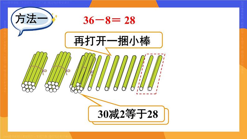 6.3 第2课时 两位数减一位数（退位）课件PPT第4页