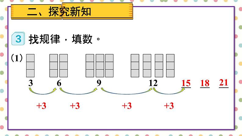 第7单元 第2课时 找规律（2）23春新版课件 人教版数学一年级下册第3页