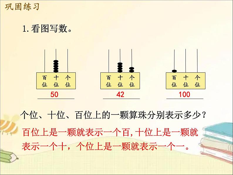 西师大版数学一年级下册 第1课时  100以内数的认识与加减法 课件第4页