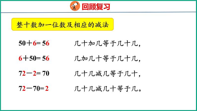 7.2 期末复习100以内的加法和减法（课件）苏教版数学一年级下册05