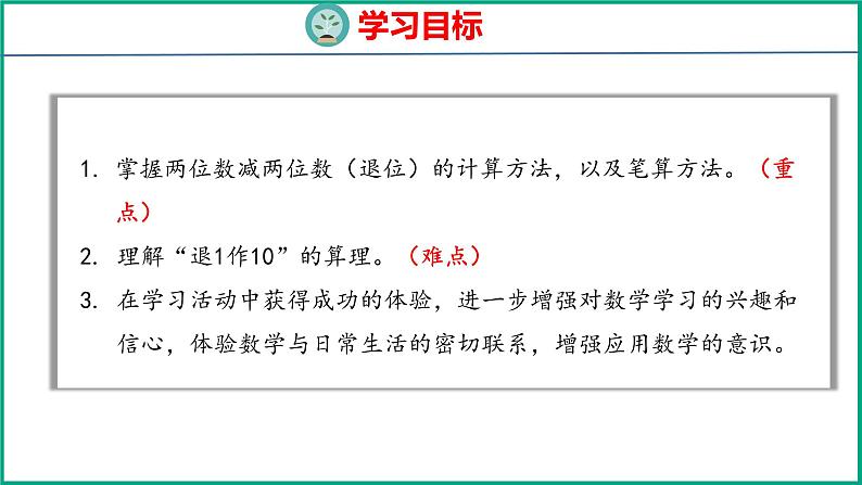 6.4 两位数减两位数（退位）（课件）苏教版数学一年级下册02