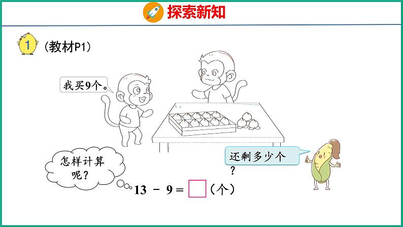 1.1 十几减9（课件）苏教版数学一年级下册06