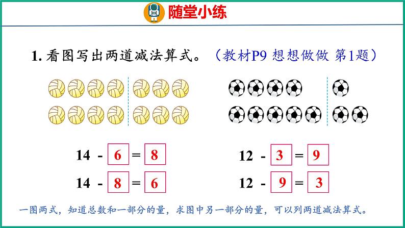 1.3 十几减6、5、4、3、2（课件）苏教版数学一年级下册08