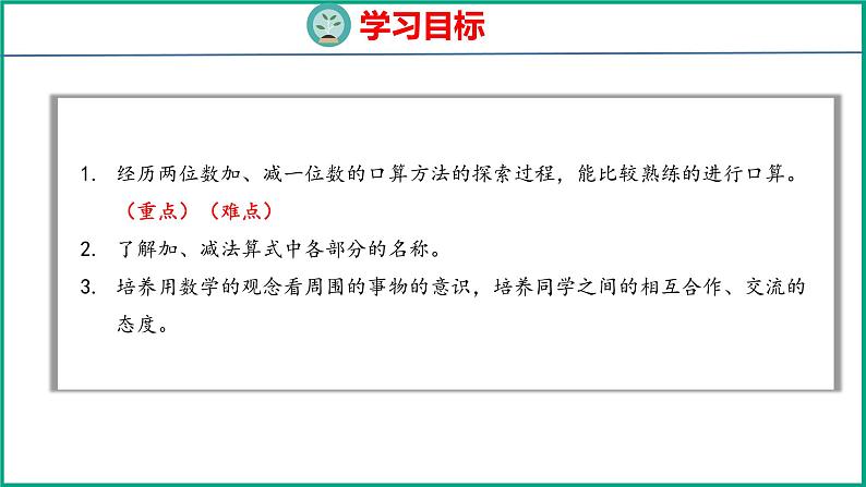 3.3 整十数加一位数及相应的减法（课件）苏教版数学一年级下册02