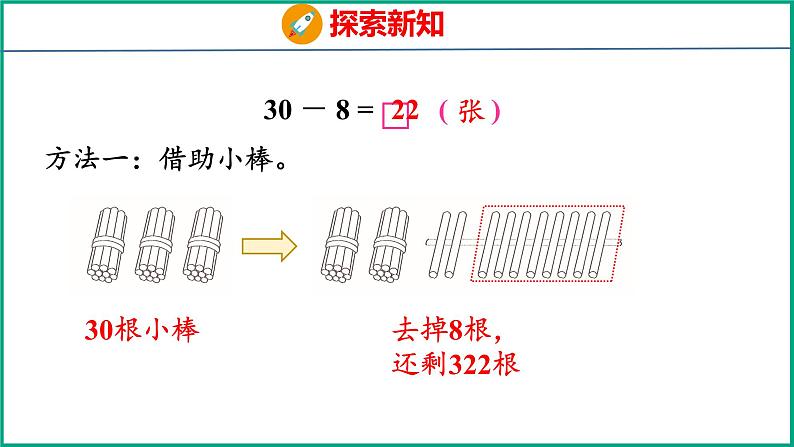 6.2 两位数减一位数（退位）（课件）苏教版数学一年级下册第8页