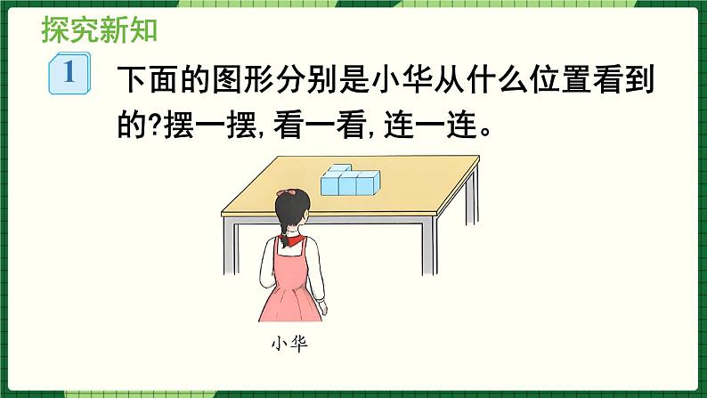 2.1 从不同位置观察同一物体的形状 课件 23春人教数学四年级下册06