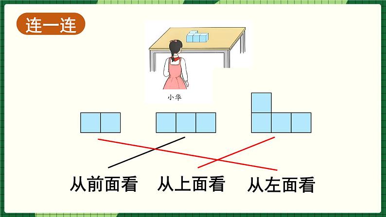 2.1 从不同位置观察同一物体的形状 课件 23春人教数学四年级下册08