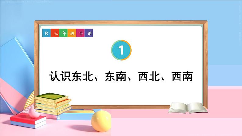 第1单元第3课时 认识东北、东南、西北、西南 课件 23春人教数学三年级下册01