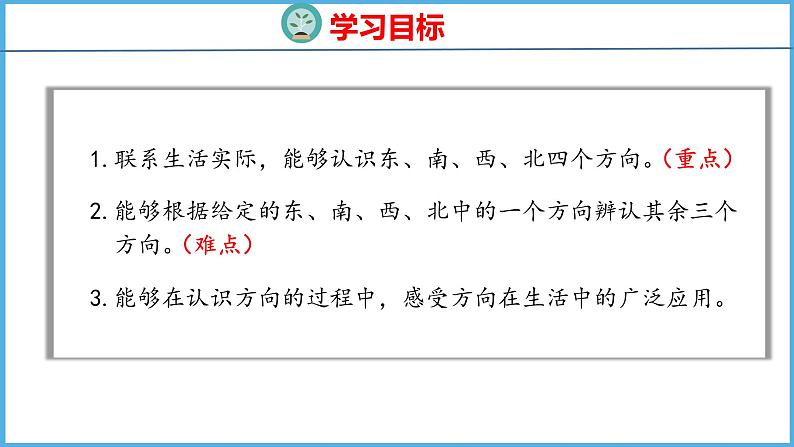 3.1 认识东、南、西、北（课件）苏教版数学二年级下册第2页