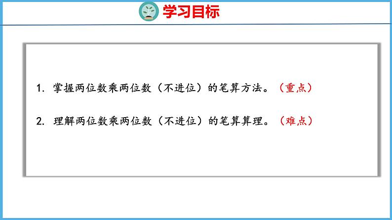 1.2 两位数乘两位数（不进位）的笔算（课件）苏教版数学三年级下册02