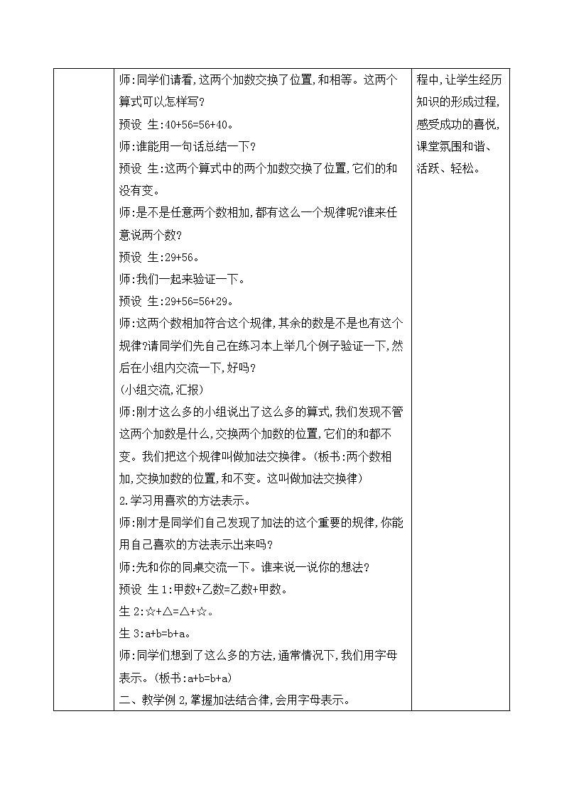 2023春人教版四年级数学下册备课资源包-3.1《加法运算定律 (例1、例2)》 课件教案练习02