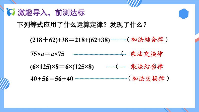 2023春人教版四年级数学下册备课资源包-3.5《乘法分配律 (例7)》 课件教案练习05