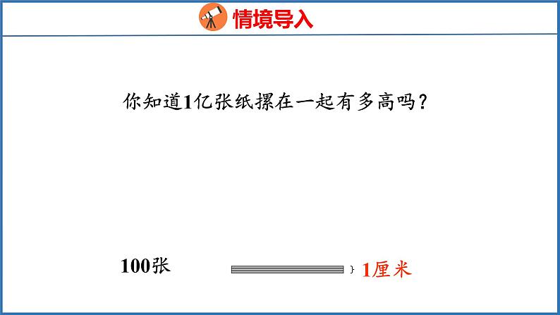 探索与实践 一亿有多大（课件）苏教版数学四年级下册第3页