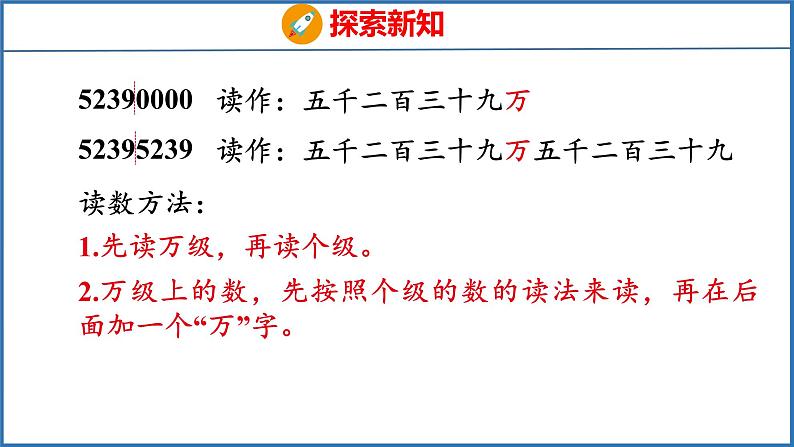 2.2 认识含有万级和个级的数（课件）苏教版数学四年级下册第7页