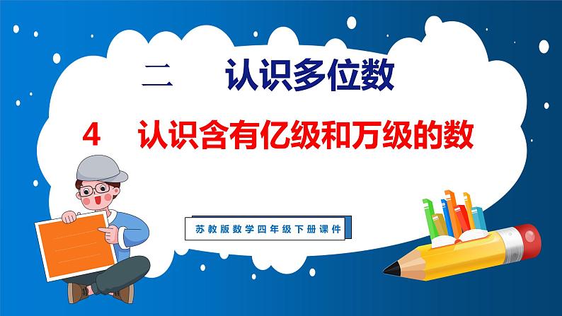 2.4 认识含有亿级和万级的数（课件）苏教版数学四年级下册第1页