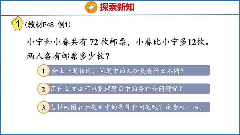 5.1 画线段图解决问题（课件）苏教版数学四年级下册第4页