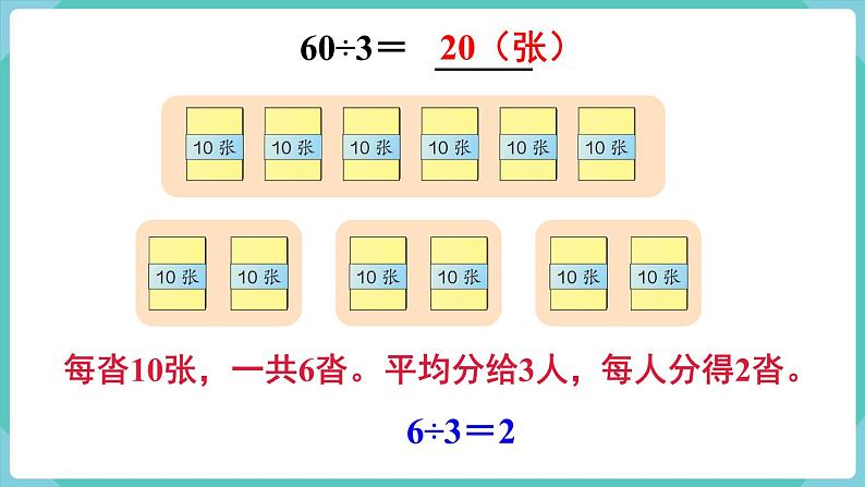 人教版三年级数学下册课件 第2单元 第1课时  口算除法（1）第5页