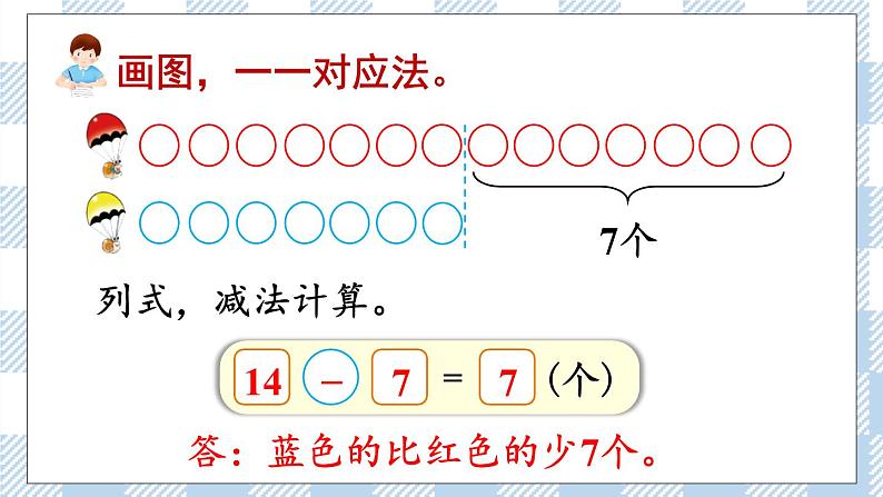 北师版数学一年级下册 1.5《跳伞表演》 课件（送教案+练习）07