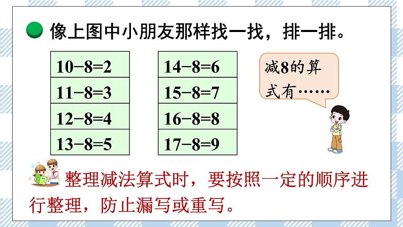 北师版数学一年级下册 1.7《做个减法表》 课件（送教案+练习）05