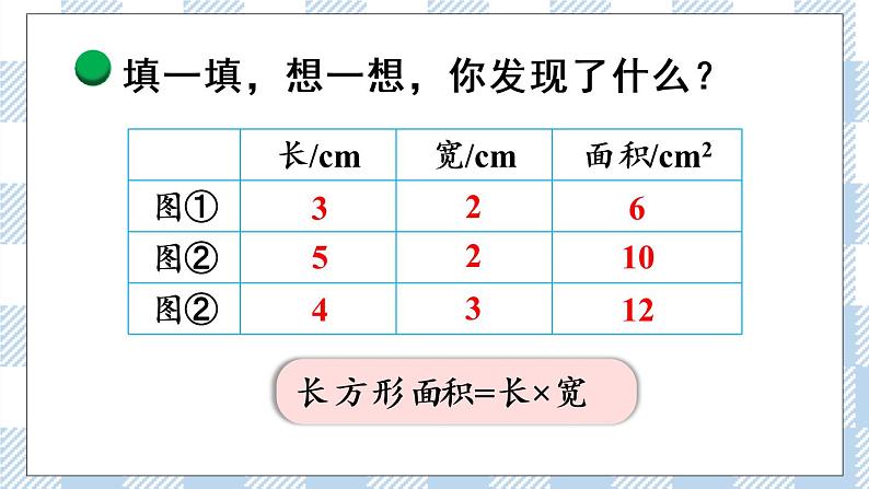 北师版数学三年级下册 5.3《长方形的面积》PPT课件（送教案）06