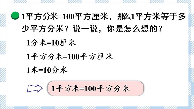 北师版数学三年级下册 5.4《面积单位的换算》PPT课件（送教案）05