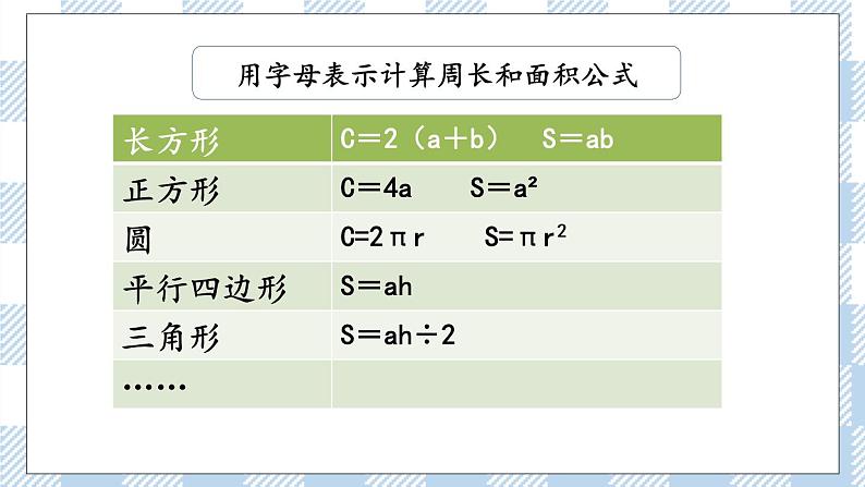 1.11 式与方程（1） 课件（送练习） 苏教版六下数学05